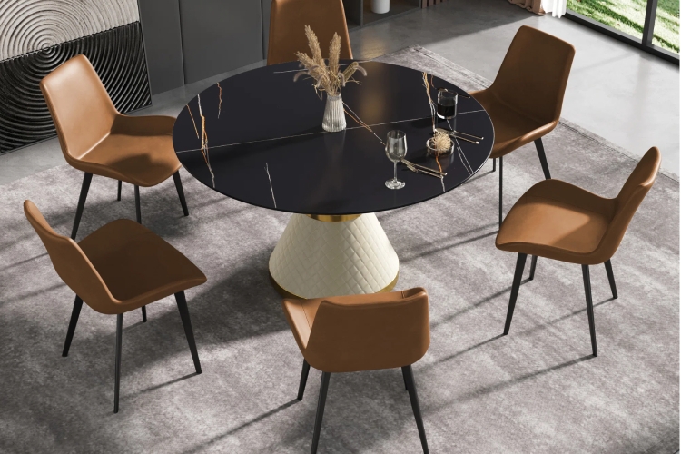 Cập nhật kích thước bàn ăn tròn 6 người chuẩn phong thủy, phù hợp không gian