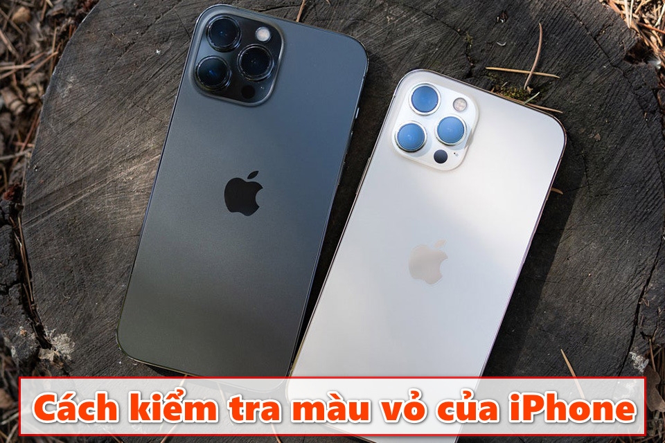 Cách kiểm tra màu vỏ của iPhone để xác định hàng chính hãng