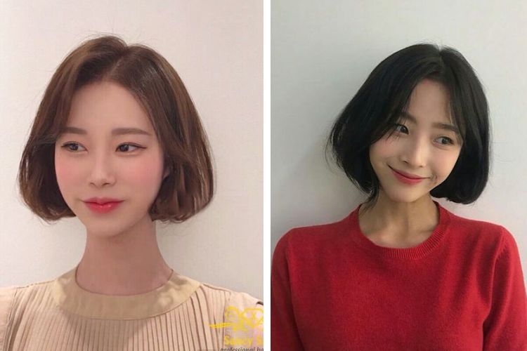 toc thang ngan cup duoi