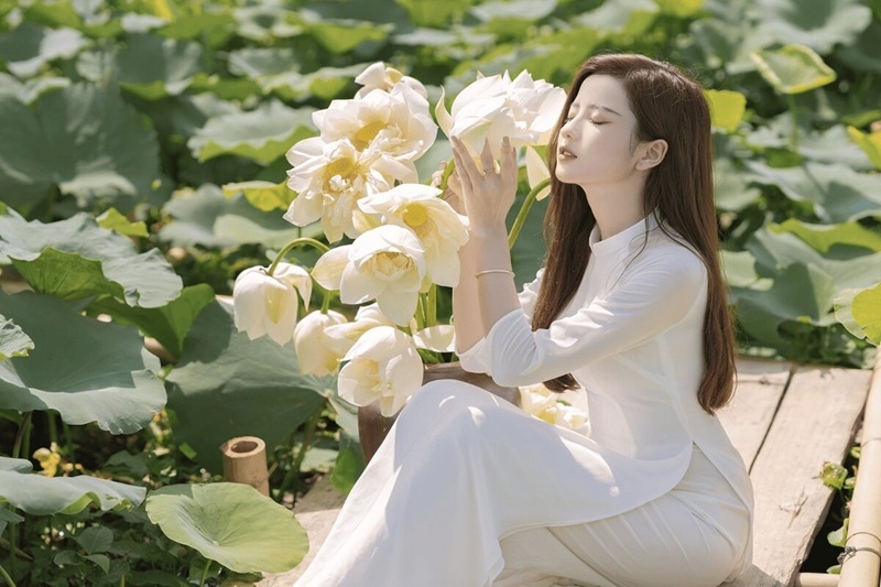 Tóc dài tự nhiên