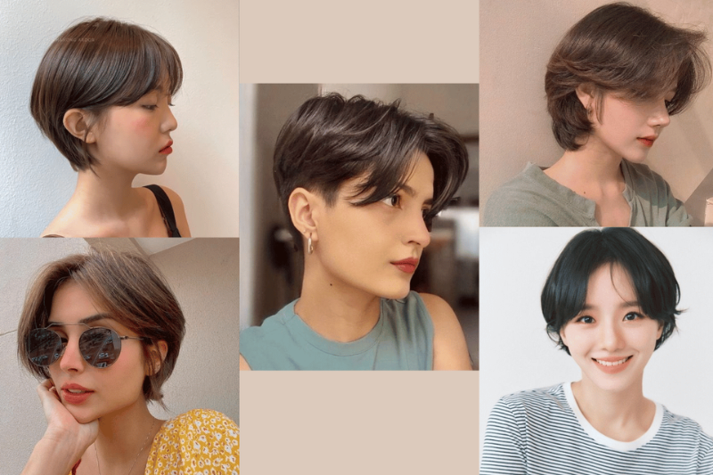 kiểu tóc ngắn nữ mặt tròn 12