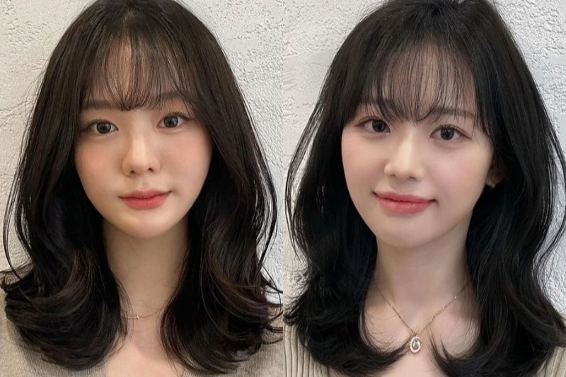 Kiểu tóc ngang bầu ảnh 10