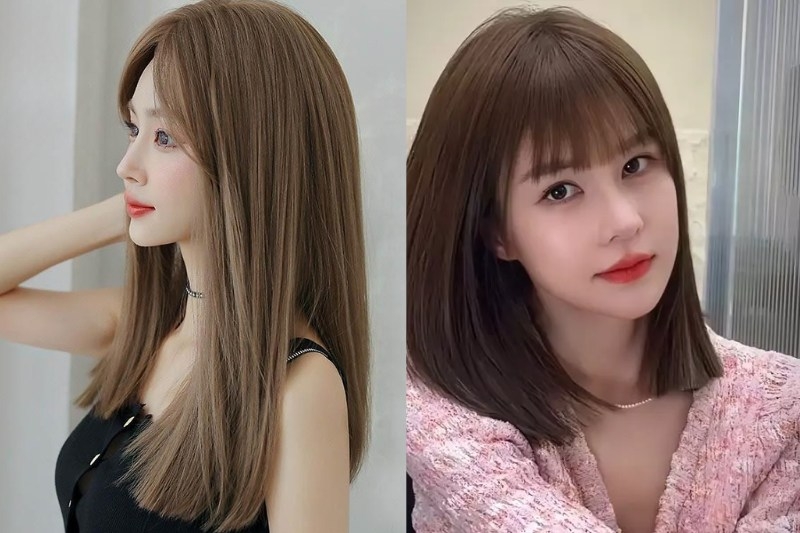 Kiểu tóc ngang bầu ảnh 13