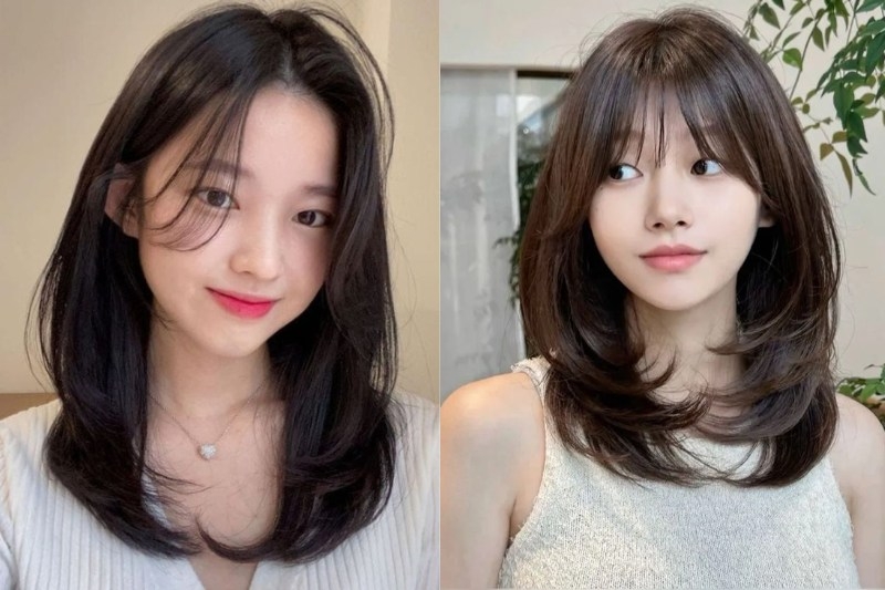 Kiểu tóc ngang bầu ảnh 4