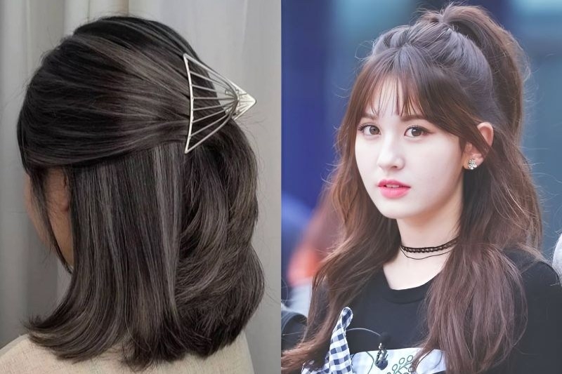 Kiểu tóc ngang bầu ảnh 5