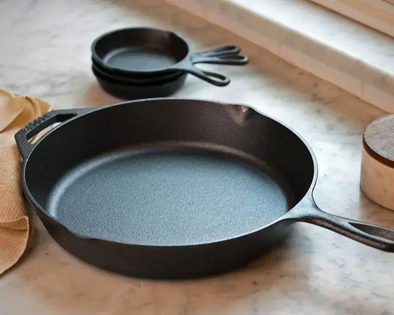 Kinh nghiệm chọn chảo gang phù hợp với nhu cầu hình 4
