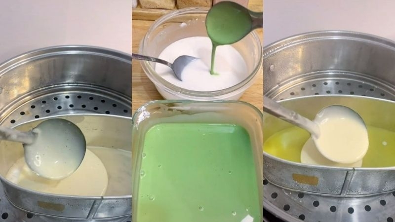 làm bánh da lợn bằng bột năng ảnh 10