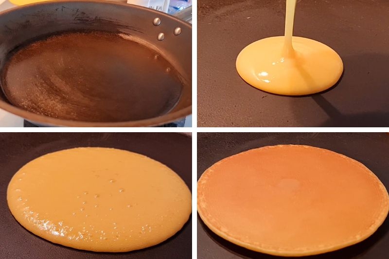 Cách làm bánh pancake bằng chảo chống dính ảnh 3