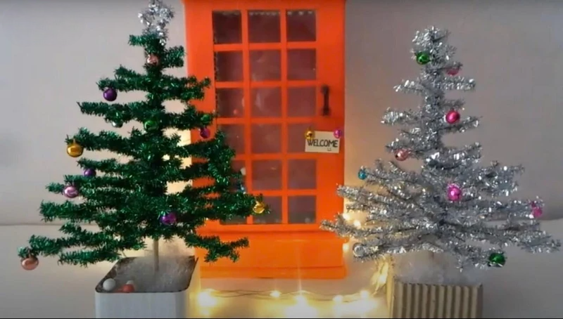 lam cay thong noel bang day kim tuyen soi cung