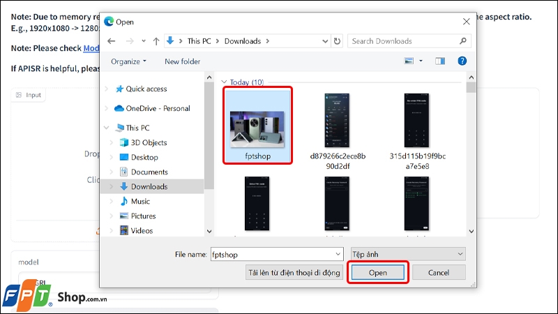 Làm nét ảnh bằng AI ảnh 3