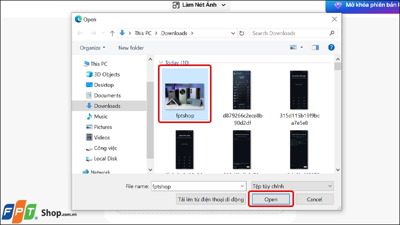 Làm nét ảnh bằng AI ảnh 7