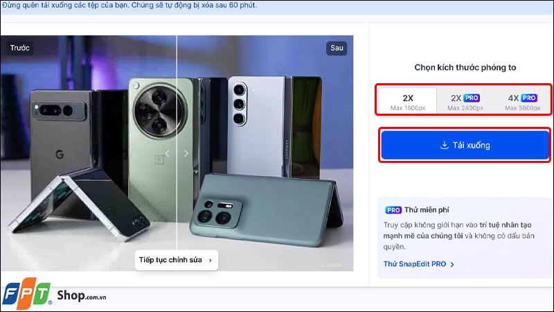 Làm nét ảnh bằng AI ảnh 8