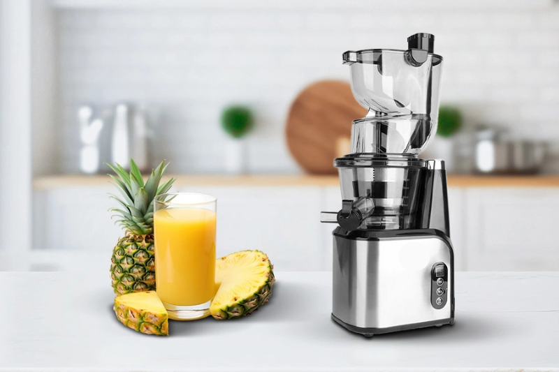 làm nước ép dứa bằng máy ép chậm 1