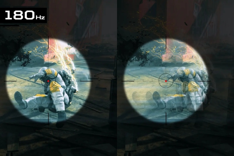 Sở hữu màn hình 15.6 inch Full HD với tần số quét 180Hz