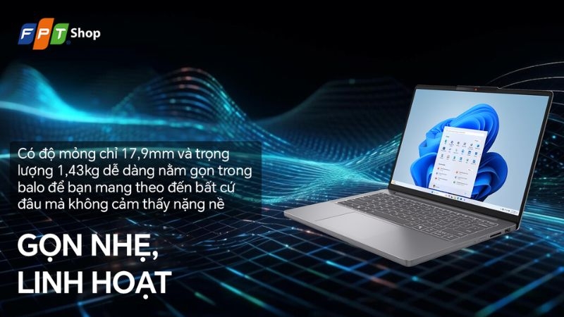 chọn laptop cho sinh viên điều dưỡng 2026 có thiết kế mỏng nhẹ, dễ di chuyển