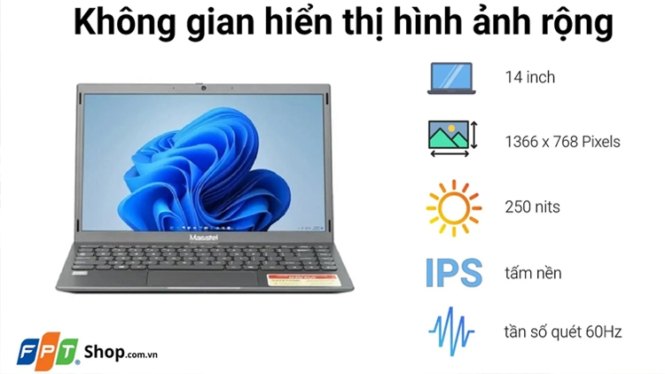 Laptop Masstel E140 Celeron N4120