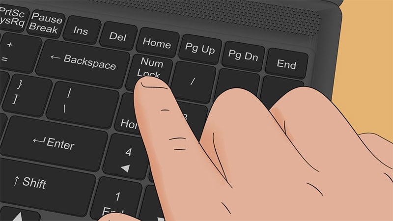 Laptop không có phím Numlock hình 2