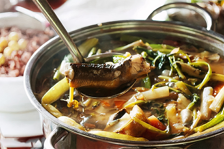 lẩu lươn lá giang hình 6