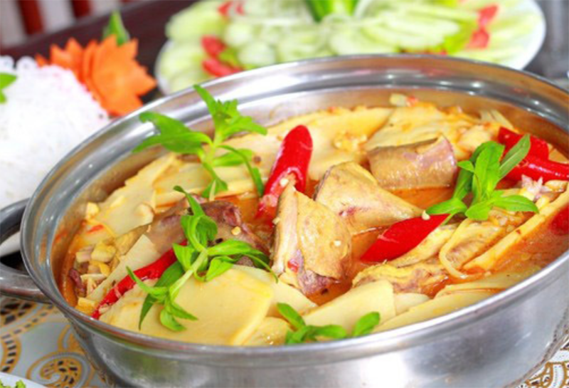 cách nấu lẩu vịt măng cay (hình 10)