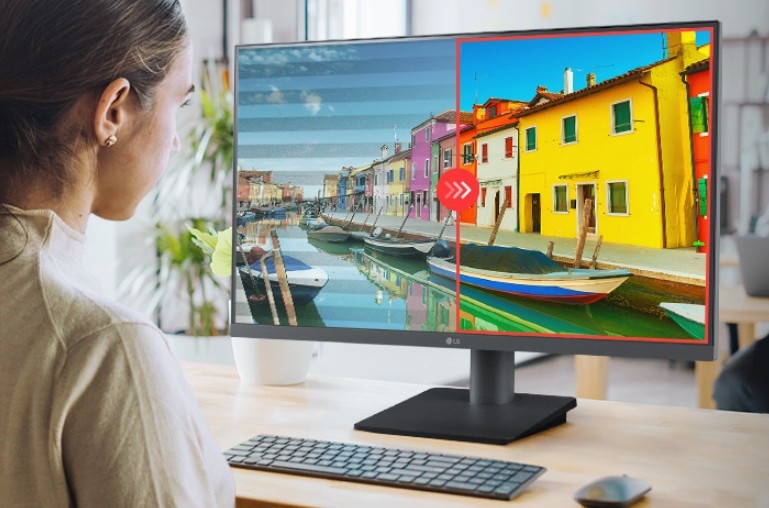 Màn hình LG 27MS570B-B - Bảo vệ mắt hiệu quả khi làm việc thời gian dài