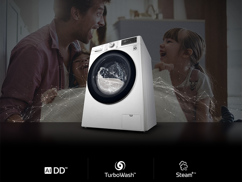 LG Inverter giặt 10 kg - sấy 6 kg FV1410D4W1 (hình 5)