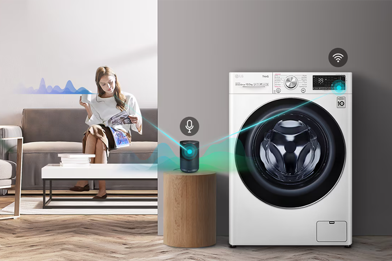 LG Inverter giặt 10 kg - sấy 6 kg FV1410D4W1 (hình 12)