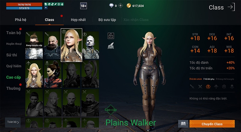 chung toc va he phai trong game lineage 2m