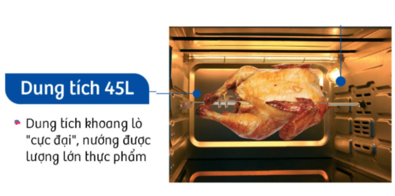 lò nướng BlueStone EOB-7567 45 lít - hình 3