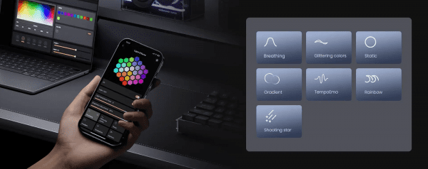 Đèn LED nhiều hiệu ứng, tùy chỉnh linh hoạt qua ứng dụng