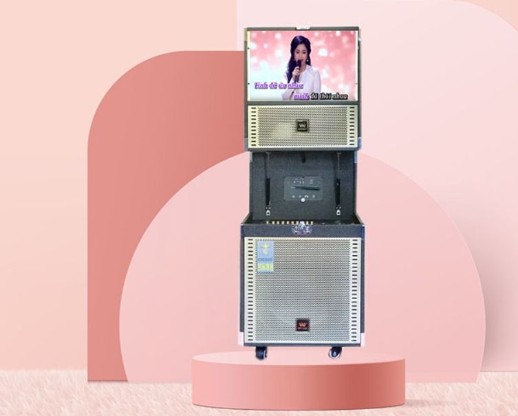 loa kẹo kéo có màn hình 2