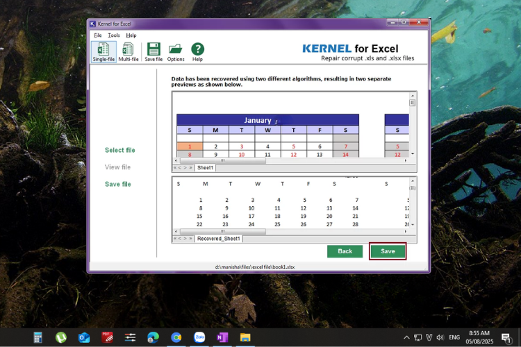 lỗi File error data may have been lost 6