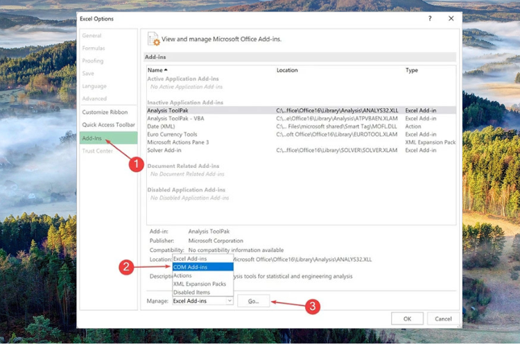 lỗi Not enough Memory to Run excel 3