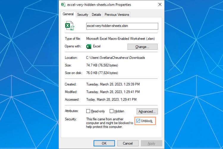 lỗi “Unreadable content” trong excel 2