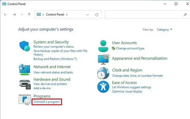 Lỗi A problem caused the program to stop working correctly hình 5