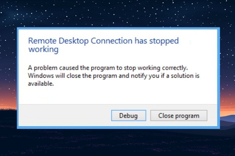 Lỗi A problem caused the program to stop working correctly là gì?