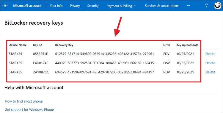 Lỗi Bitlocker Recovery Win 11 - ảnh 9