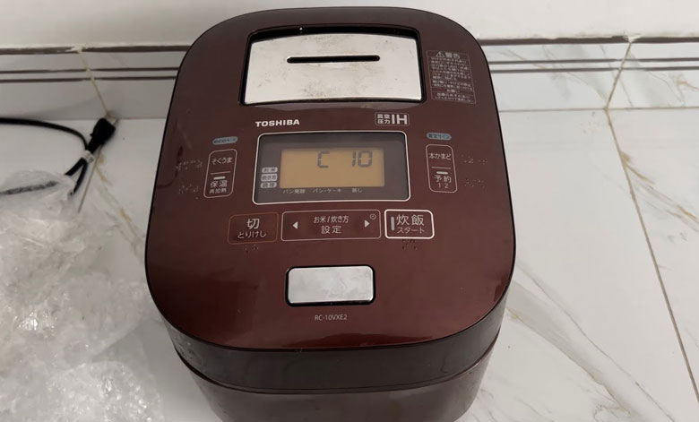 Lỗi C10 trên nồi cơm điện Toshiba