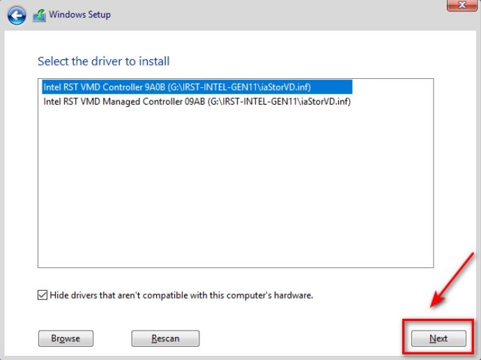 Lỗi cài Win 11 không thấy ổ cứng hình 4