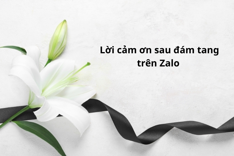 Lời cảm ơn sau đám tang 1
