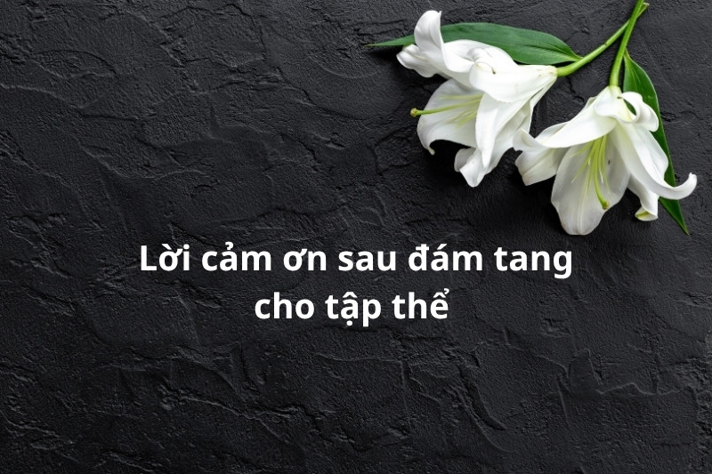 Lời cảm ơn sau đám tang 2
