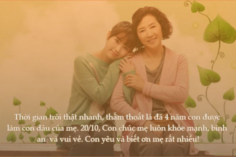lời chúc 20/10 cho mẹ, mẹ chồng, mẹ người yêu 2025 (hình 6)