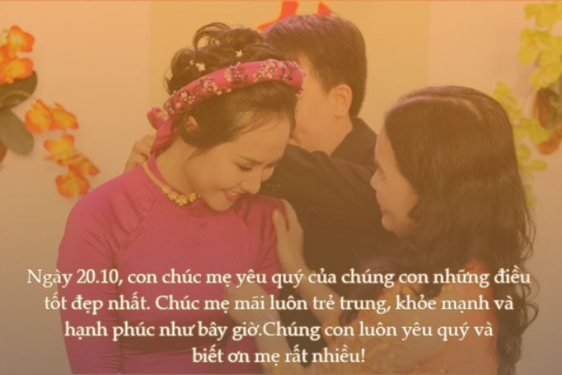 lời chúc 20/10 cho mẹ, mẹ chồng, mẹ người yêu 2025 (hình 5)