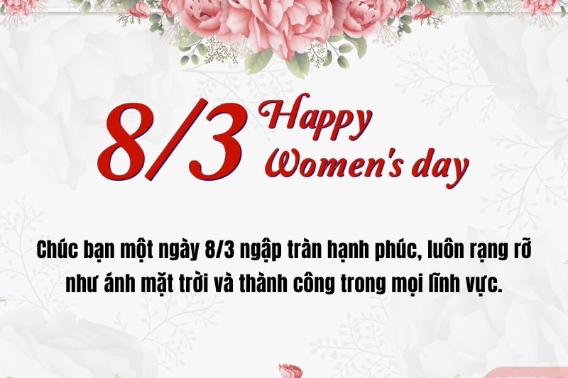Lời chúc 8/3 cho đồng nghiệp nữ ảnh 2
