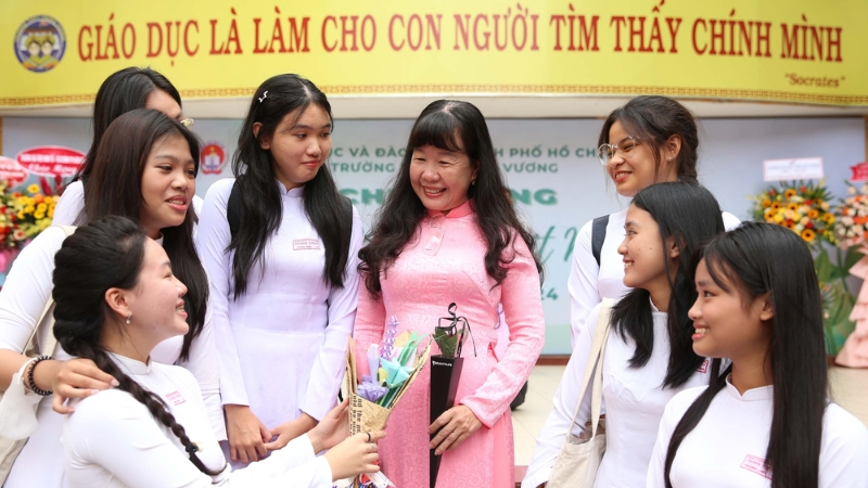 Lời chúc cô giáo đầu năm học từ học sinh 1