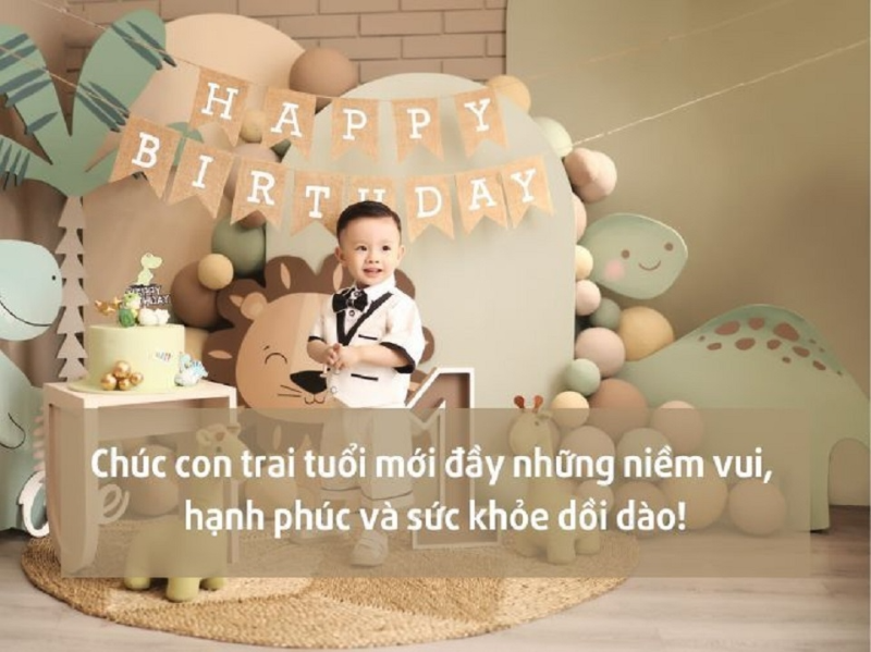 Lời chúc mừng sinh nhật em bé hay (hình 5)