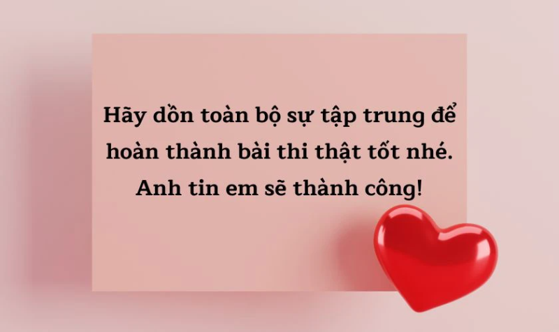 Lời chúc thi tốt cho người yêu (hình 3)