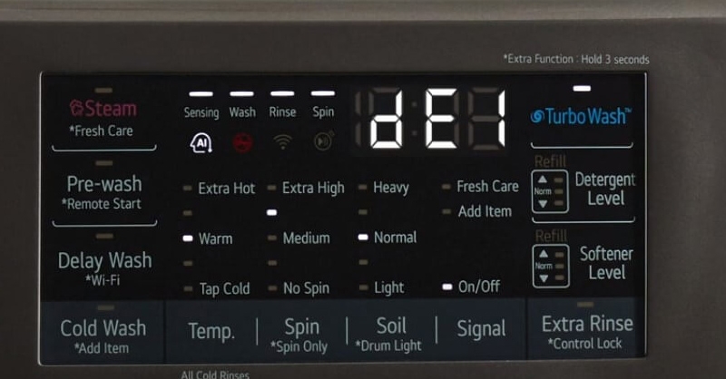 Lỗi DE1 máy giặt LG 5