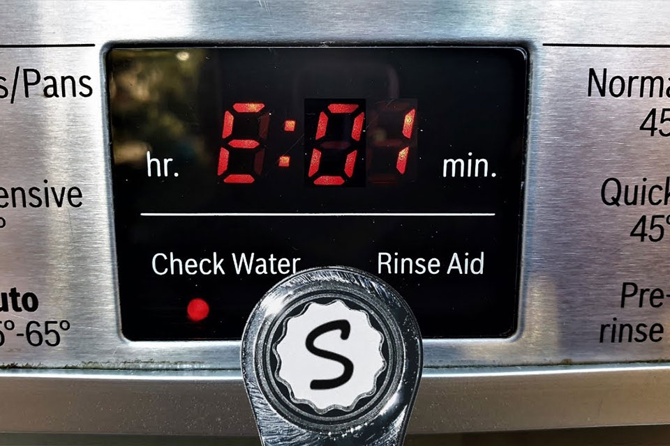 Lỗi E01 trên máy rửa bát Bosch có nghiêm trọng không? Những điều bạn cần hiểu rõ