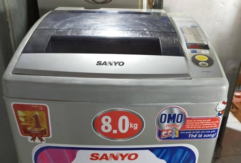 Nhận biết lỗi E11 máy giặt Sanyo.