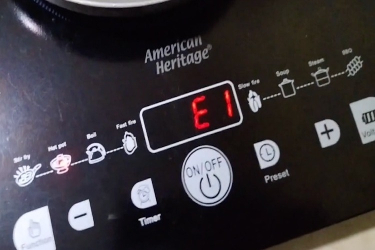 Lỗi E1 bếp từ Sunhouse là gì? Nguyên nhân cách khắc phục và cách phòng tránh hiệu quả